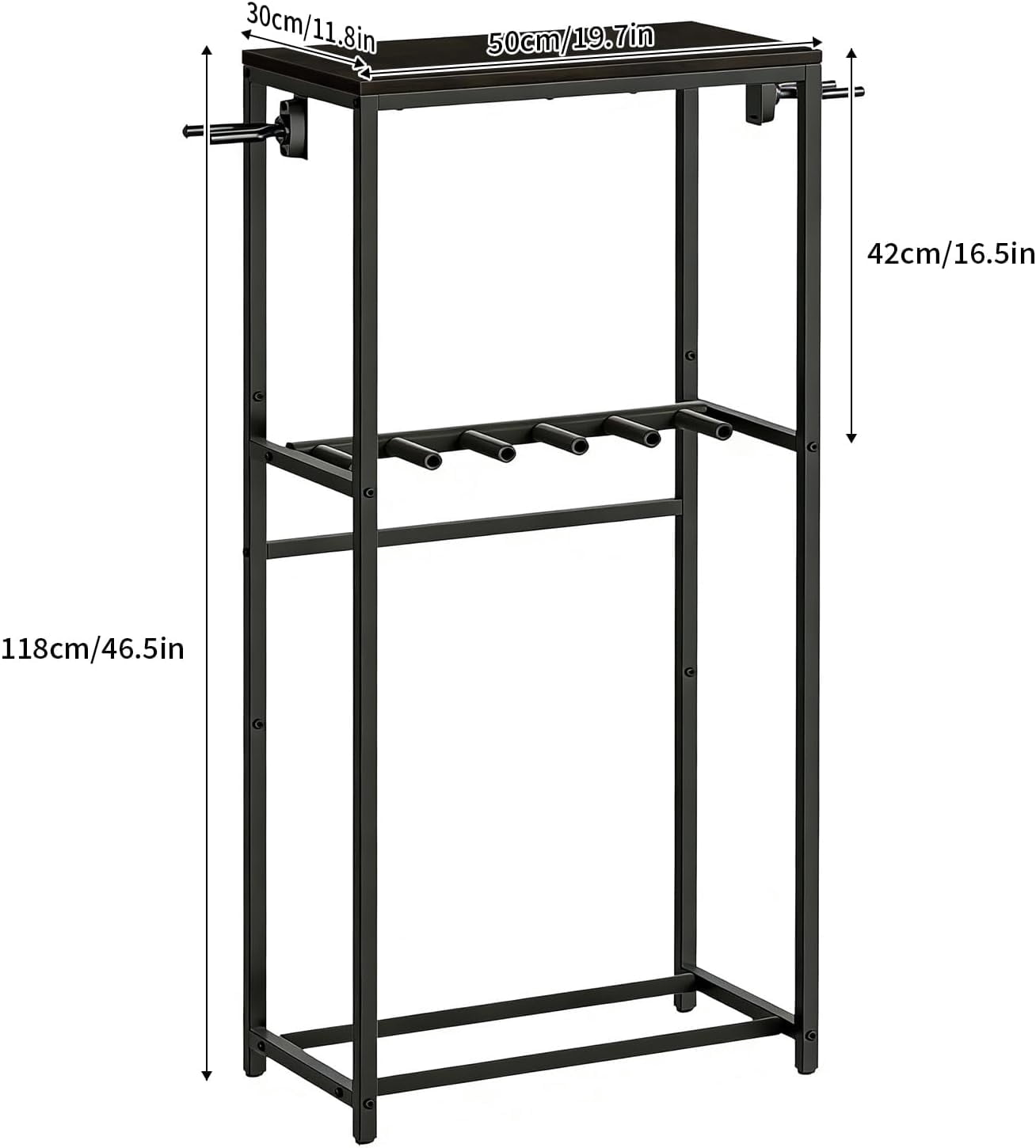stusgo Multi Guitar Stand,Multiple Guitar Rack Holder for 7 Guitars,Guitars Display Rack with 2 Guitar Holders for Home,Stage,Studio, Black