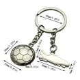 thumbnail image 3 of Soccer Keychains - Soccer Sneakers Design, Sports Keyring with Pendant, Ideal for Boys, School Party Gifts, Well - Made and Decorative, 3 of 4