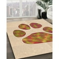 thumbnail image 2 of Ahgly Company Indoor Rectangle Patterned Golden Blonde Gold Area Rugs, 6' x 9', 2 of 6