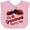 AD-Pink, variant on Inktastic My Grandma Loves Me with Cute Ladybugs Boys or Girls Baby Bib
