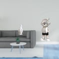 thumbnail image 2 of Escultura de pingüino, estatua de animal, figura de escritorio, estatua de , resina, artesanía moderna, ideal para dormitorio, sala de estar, 2 of 8