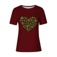 thumbnail image 4 of Nmnitkp Womens Tops High-Quality Fabric St Patricks Day Shirt Women - Funny Spring Tops for Women Shirts Lucky Shamrock T Shirt Casual Irish Short Sleeve Tops, 4 of 4
