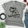 thumbnail image 2 of Weimaraner Mom, Unisex Women's Shirt, Weimaraner Owner, Funny Dog Mom Gift, Dark Heather Gray, Medium, 2 of 6