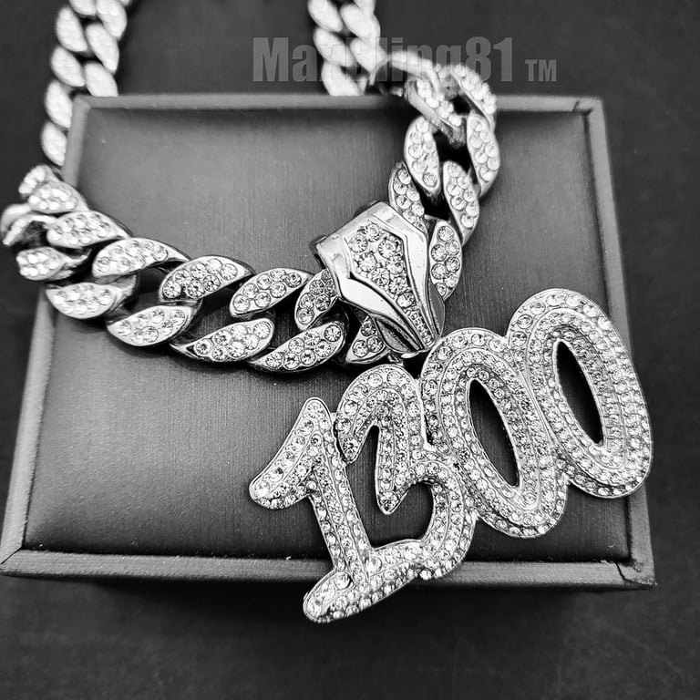 HIP HOP ICED 14K GOLD SILVER PLATED CUBIC ZIRCONIA RAPPER'S LARGE - TikTok