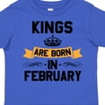 thumbnail image 4 of Inktastic Kings Are Born in February Boys or Girls Toddler T-Shirt, 4 of 5