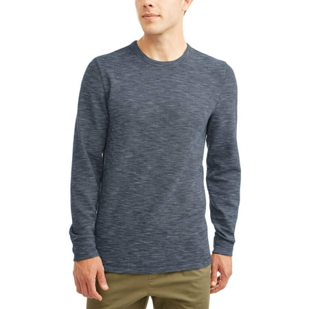 George Mens Long Sleeve Thermal Crew, up to size 5XL
