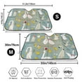 thumbnail image 3 of Kdxio Cute Farm Birds Print Windshield Sun Shade,UV Rays and Sun Heat Protection,Sunshade for Car Windshield,Car Shade Front Windshield - Medium, 3 of 6