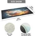thumbnail image 3 of GZHJMY Ice Fire Baseball Kitchen Mat Soft and Absorbent Bath Mats for Bathroom Non Slip Quick Dry Shaggy Bath Carpet Machine Wash for Kitchen Bathroom Shower Home Decor 39x20 in, 3 of 7