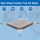 thumbnail image 3 of 4 Unidades De Sujetadores Para Sábanas Sujetadores Resistentes Para Las Esquinas De Las Sábanas Mantienen Las Sábanas Firmes Y Tensas Las Correas Sujetadoras Para Sábanas Se Adaptan A Cualquier Cama, 3 of 6