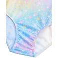 thumbnail image 5 of Gymnastics Leotards for Girls Long Sleeve Sparkly Rhinestone Dance Unitards Biketards with Shorts for 3-12 Years, 5 of 5
