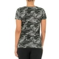 thumbnail image 2 of Athletic Works Women's Active Camo Print V-Neck T-Shirt, 2 of 2