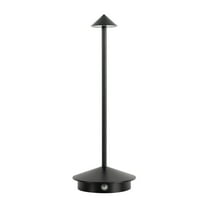 Table Lamps Rechargeable, Led Dinning Desk Lamp, Portable Metal Table Light with Stepless Dimming 3 Level Brightness for Home Restaurant Bar Cafe Patio