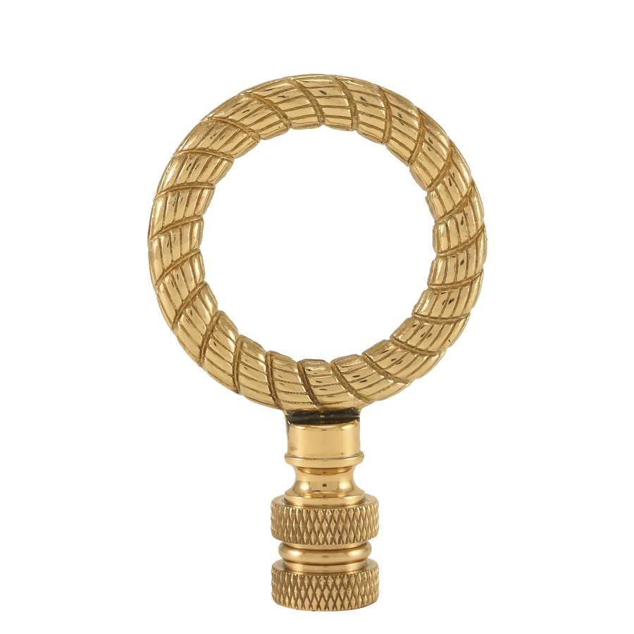 Finial Showcase Brass 2" Finials