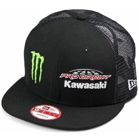 Kawasaki Pro Circuit Monster Energy Adjustable Team Trucker Hat