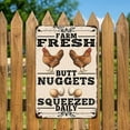thumbnail image 4 of Vintage Farm Fresh Eggs Chicken Coop Metal Sign Funny Fresh Eggs Sale Here Farm Tin Poster Outdoor Farmers Market Wall Decor 12x8 Inch, 4 of 5