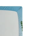 thumbnail image 3 of Ambesonne Landscape Fitted Sheet, Scenery Lake Bushes, Queen Size, Pale Blue Jade Green, 3 of 3