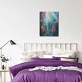 thumbnail image 4 of CozyNet Surreal Artistic View Of A Dreamlike Forest Filled With Radiant, Glowing Plants Wall Art Prints With Frame Canvas Perfect for Living Room & Bedroom, Ready to Hang, Wall Decor 16"x20"in, 4 of 4