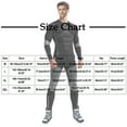thumbnail image 3 of Fewfanhot Mens Sweatsuit Thermal Underwear Long Johns Set Mens Winter Gift Hunting Gear Sport Base Layer Bottom Top, 3 of 9