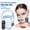 【12 modes, 36 levels】Remote control model, variant on Rechargeable EMS Facial Contouring Mask with 36 Pulse Levels, Foldable High-Elasticity Muscle Support Device with Digital Controller for Daily Physical Comfort and Relaxation