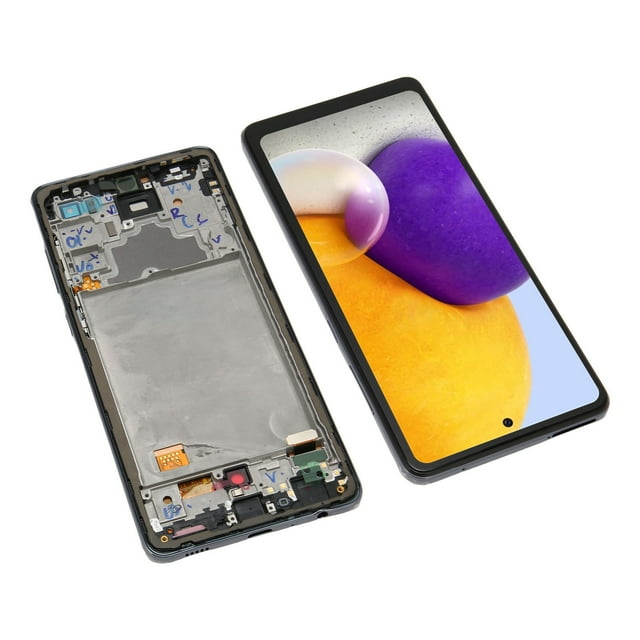 OLED Screen Replacement For A72 5G 4G, 6.7in Touch Screen Digitizer Assembly With Fingerprint Sensor, For SM A725 SM A725F DS SM A725M DS SM A726B DS