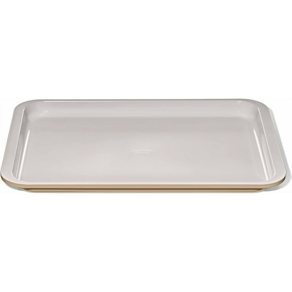 Good Grips Non-Stick Pro Ceramic Coated Metal Bakeware Half Sheet Pan – Biscuit