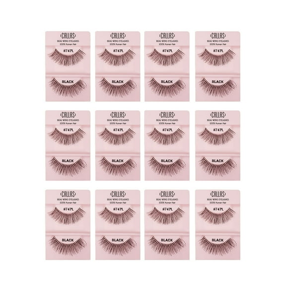 Callas Beau Wing Eyelashes #747 L (1 pair x 12 sets)