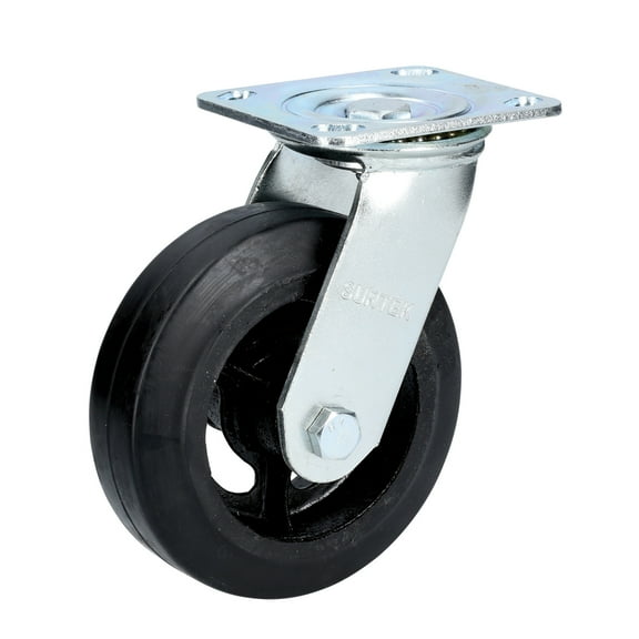 Surtek Rubber Swivel Caster 6"