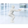 thumbnail image 3 of AMZ Supply Disposable SF Coveralls. White Body Protective Suits 60 gsm. 5X-Large Pack of 5, 3 of 9