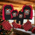 thumbnail image 5 of Christmas Pajamas Sets for Family Matching Family Christmas Pajamas 2025 Holiday Long Sleeve Shirts Xmas Family Jammies Sleepwear Long Pants(Kids), 5 of 5