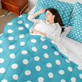 thumbnail image 4 of Homewish Kids Children Retro Polka Dots Bedding Comforter Set 7-Piece,Minimalist Circle King Bedding Sets,Mid Century Vintage Geometric Ultra Soft Bed Sheets,Ultra Soft Home Decor,Reversible, 4 of 8