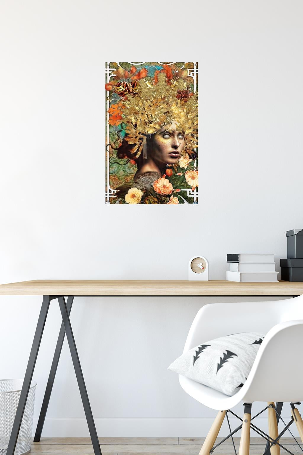 Jena DellaGrottaglia: Cosmic Zodiac - Virgo Wall Poster with Push Pins, 14.725" x 22.375"