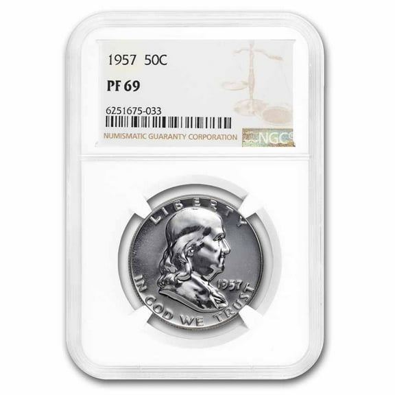 1957 Franklin Half Dollar PF-69 NGC