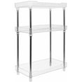 thumbnail image 2 of Sorbus 3-Tier Organizer Shelf Stand, Clear Storage Tray Caddy for Cosmetics, Bathroom/Kitchen Supplies,Toiletries, Counter, Vanity, Desk, Under Sink Organization, 2 of 6
