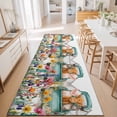 thumbnail image 3 of 2'x6' Rug Runners for Hallways Kitchen, Country Farm Non Slip Entryway Beside Floor Carpet Runner, Farmhouse Pig Cow Horse Truck Flowers Barn Washable Laundry Room Bedroom Throw Rugs Mat, 3 of 8