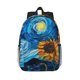 thumbnail image 1 of Disketp Starry Night Sunflower Field Mochila Escolar de 15 Pulgadas, Mochila Ligera para Estudiantes, Viajes y Trabajo, Cómoda y Resistente para el Uso Diario, 1 of 6