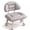Grey, variant on Rolling Low Stool with Backrest, Cloud Comfort Swivel Stool, 360° Silent Rolling Casters, Low Seat for Cleaning, Pedicure, Office and Home