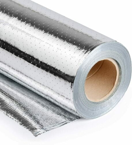 1000sqft 4x250 Pure Aluminum Perforated Radiant Barrier Double Sided Attic Foil 