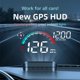 thumbnail image 2 of RPM MPH Detector Alarma de exceso de velocidad HUD digital GPS Velocímetro Coche GPS HUD, 2 of 9