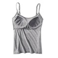 thumbnail image 4 of Camisola de algodón para mujer con sujetador de estante Tirante de espagueti ajustable Camiseta sin mangas Cami Tanques Aespa kaili Sencillez, 4 of 5