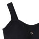 thumbnail image 2 of TaTaai Women Fashion Sleeveless Tank Top Crew Neck Solid Color Short Button Design With Chest Pad Breathable Non See-through Machine Washable Versatile Daily Wear Top Gift, 2 of 5