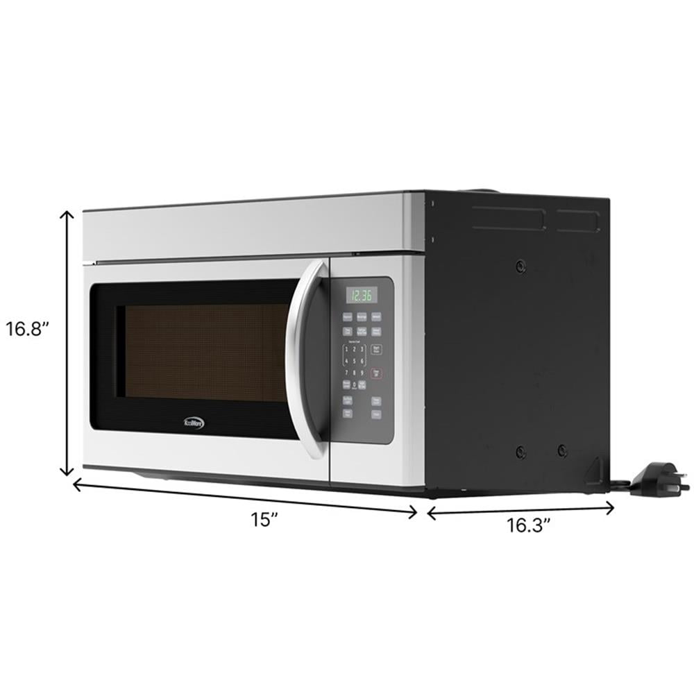 Pemberly Row 1.6 cu. ft. Over the Range Stainless Steel Microwave.