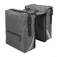 thumbnail image 1 of Fahrradtasche 28L Wasserabweisende Seitentasche mit Reflektorstreifen für Fahrrad, Langlebig, Schwarz, Sicherheitszubehör, 1 of 4