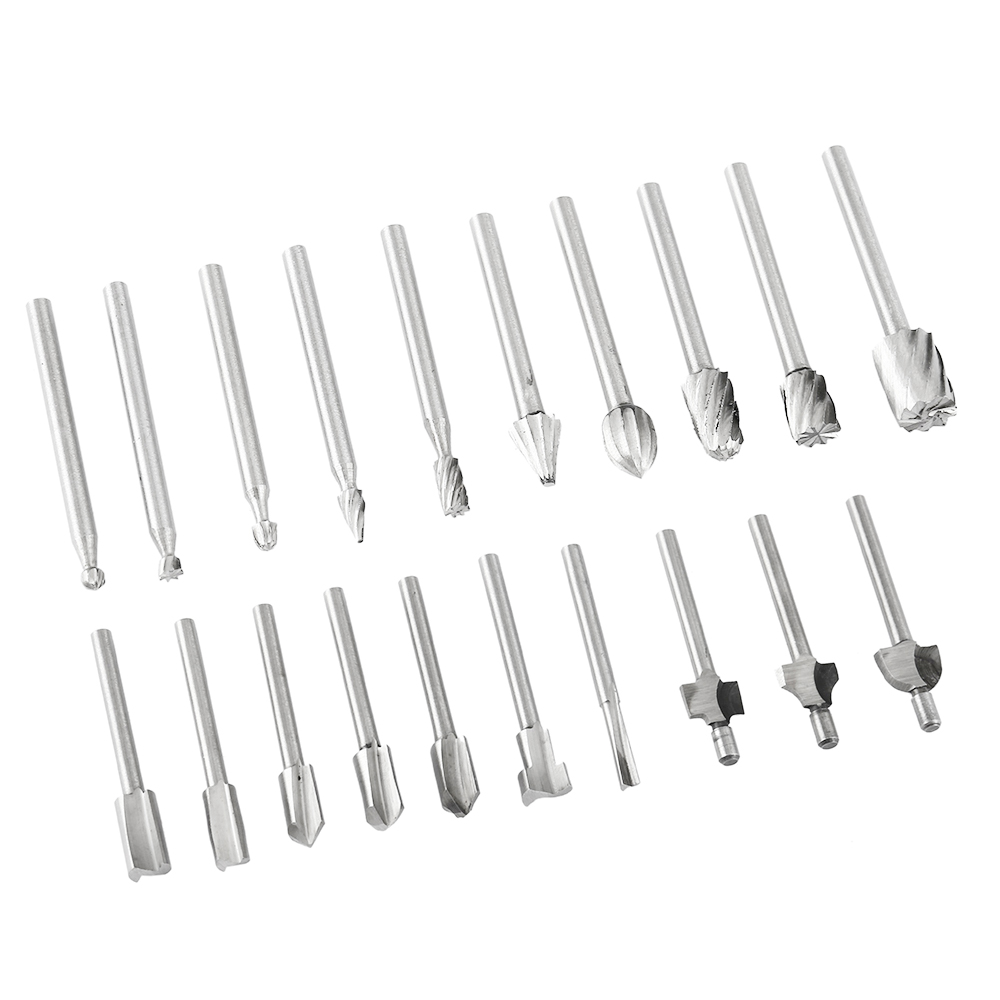 10-tlg. Wolframstahl Fräserset Für Dremel – Schleifköpfe 3 Mm Schaft, Zum Gravieren & Polieren