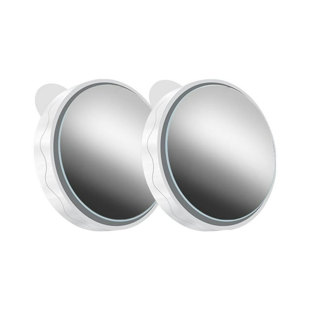 Feltree Blind Rearview Mirror, 2.2-inch Circular High-definition Glass Rearview Mirror, Pack of 2