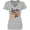 Athletic Heather, variant on Inktastic Thanksgiving Sweeter Than Pumpkin Pie Women's V-Neck T-Shirt