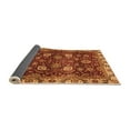 thumbnail image 2 of Ahgly Company Indoor Rectangle Abstract Orange Modern Area Rugs, 2' x 5', 2 of 4