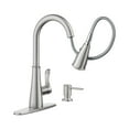 thumbnail image 2 of Moen 87245SRS Pull-Down Kitchen Faucet, Stainless, 2 of 8