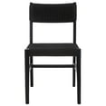 thumbnail image 3 of Safavieh Dutton Farmhouse Wood and Paper Cord Dining Side Chairs, Black, 3 of 8