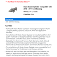 thumbnail image 2 of Brake Master Cylinder - Compatible with 2010 - 2014 Ford Mustang 2011 2012 2013, 2 of 2