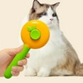 thumbnail image 5 of Moocorvic Dog Brush for Shedding, Dog Hair Remover Self-Cleaning Cat Grooming Supplies for Small Dogs Cats Rabbits,Orange, 5 of 7